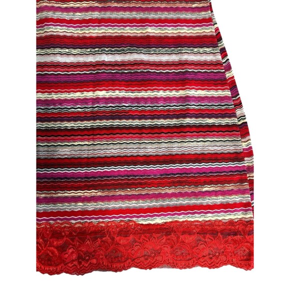 NWT Bozzolo Cami Lace Adjustable Strap Long Layering Spaghetti Tank Y2K Pride - Picture 6 of 7